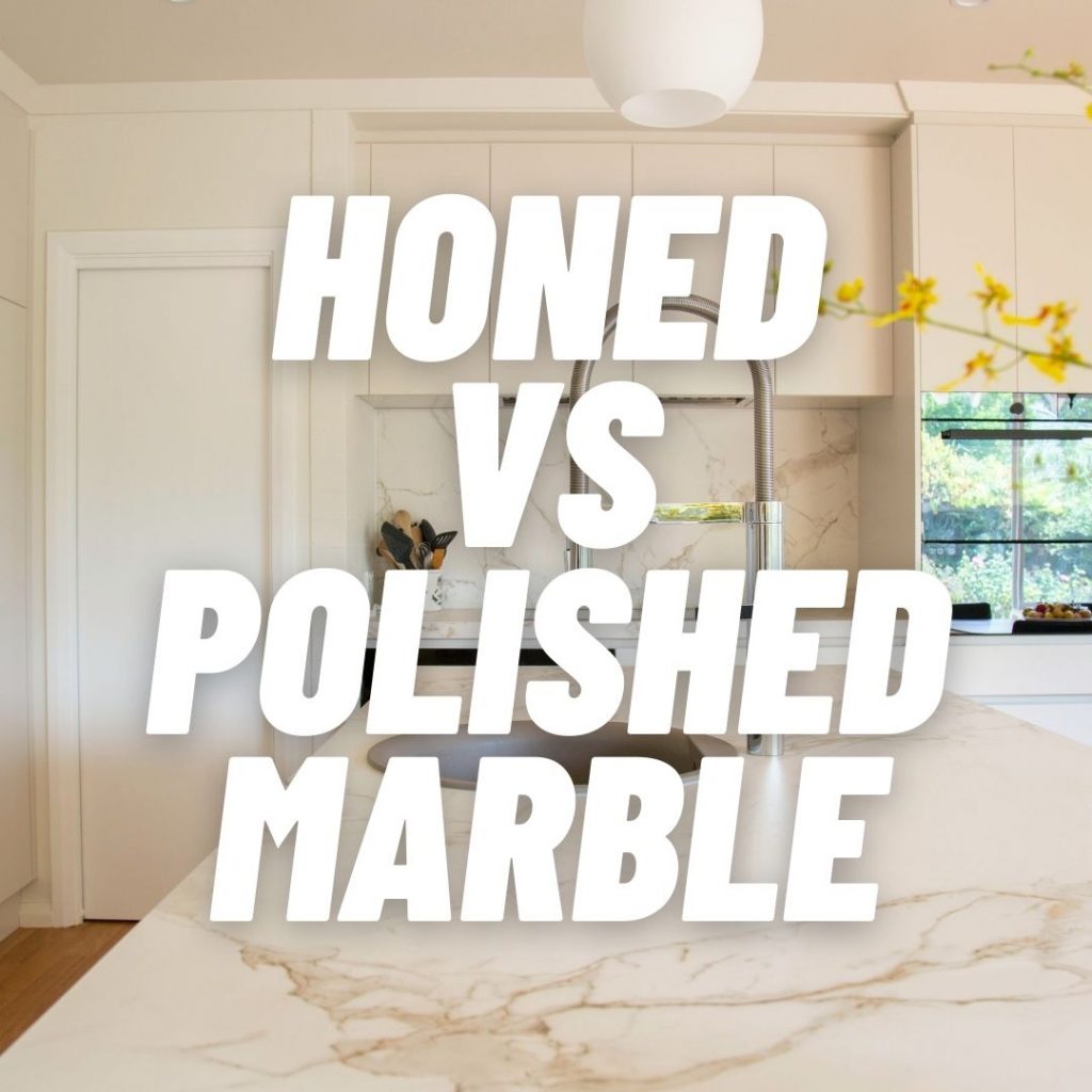 honed vs polished marble